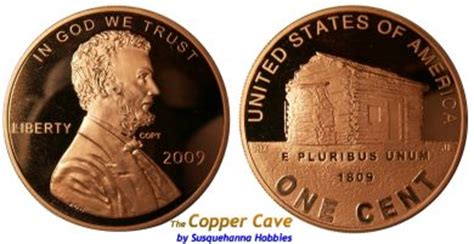 copper cave  susquehanna hobbies cmc  troy ounce copper   lincoln log cabin