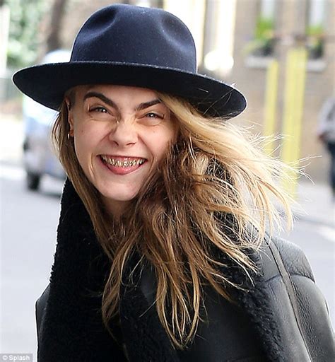 Cara Delevingne Wears Gold Grill For Lunch Date With Michelle Rodriguez