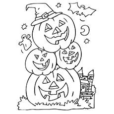 top   printable pumpkin coloring pages