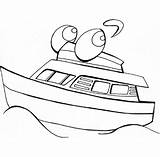 Boat Coloring Kids Pages Boats Transportation Printable Clipart Sheet Children Cliparts Print Color Attribution Forget Link Don sketch template