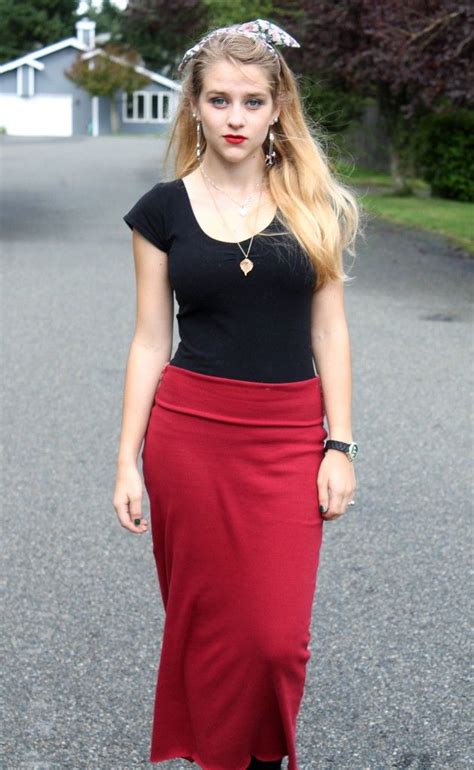 simple  defined maxi skirt red mini skirt skirts