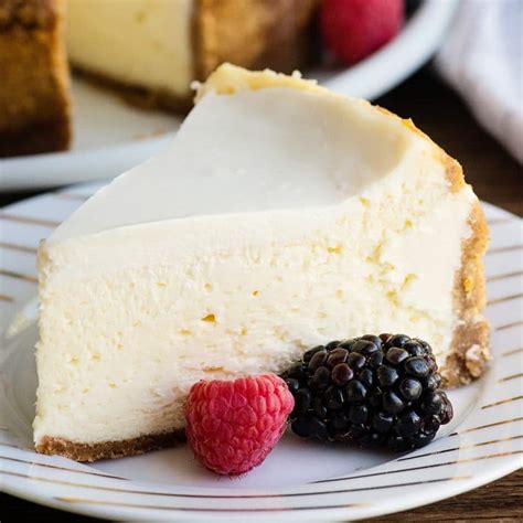 Dense And Creamy Cheesecake Recipe Ashlee Marie Real Fun With Real Food