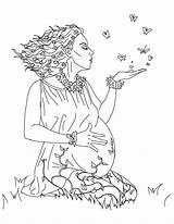 Gaia Goddesses Mythology Netart Apollo sketch template