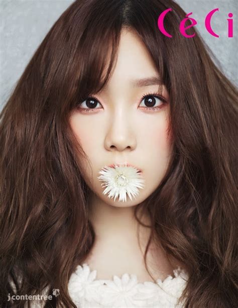 Snsd Taeyeon Pictures On Céci Magazine January 2014 Issue Snsd Gg S