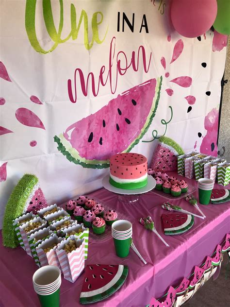 melon birthday party ideas