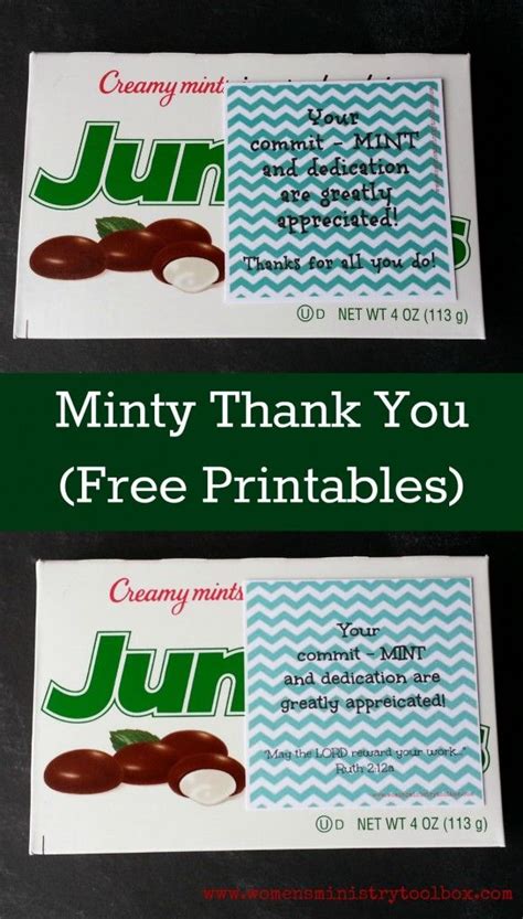 minty    printable junior mints  printable  box