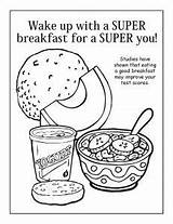 Breakfast sketch template