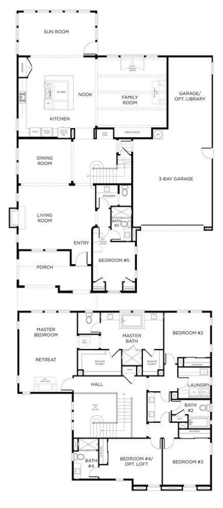 trendy kitchen big family floor plans house layout plans house floor plans dream house plans
