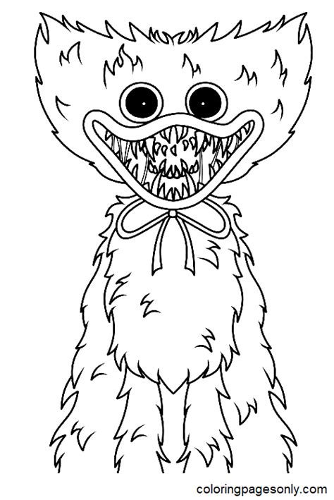 huggy wuggy printable coloring pages