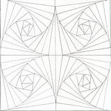 Optical Illusions Illusion Getdrawings Coloringhome Colouring Beyaz Siyah sketch template