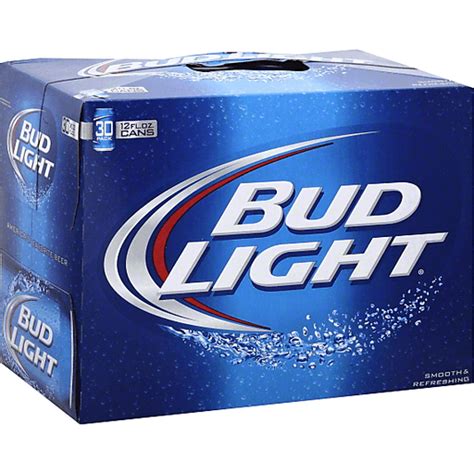bud light® beer 30 pack 12 fl oz cans shop market basket