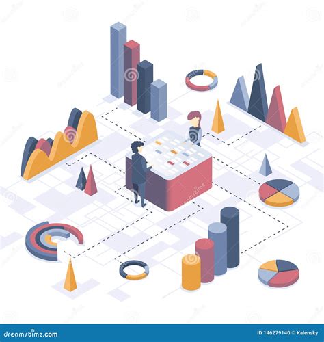 Concept Of Data Analysis Stock Vector Illustration Of Infographic