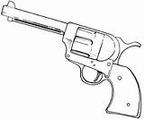 Coloring Gun Colt Pages Pistol Cowboy Guns Drawings Para Pistolas Colorear Dibujos Tattoo Drawing Outline Dibujo Army Revolver Gif Pintar sketch template