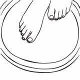 Pedicure Care Foot Spa Dreamstime Clipart Vector Manicure Beauty Set Stock sketch template