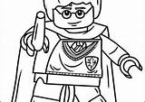Potter Harry Pages Coloring Lego Coloring4free Printable Category sketch template