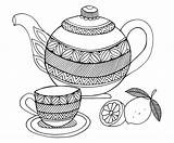 Tea Kettle Coloring Object Drawing Licensing Meiklejohn Mgl Graphics Coffee Pages Prints Choose Board sketch template