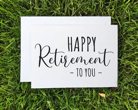 happy retirement printable card images   finder