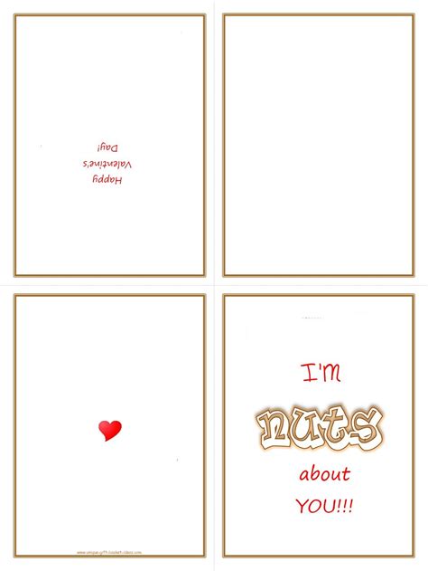 printable folding valentines day cards printable templates