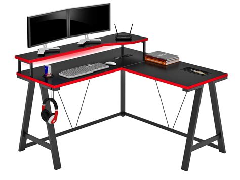 shaped desk gaming bruin blog