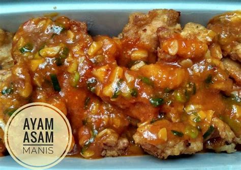 Resep Ayam Asam Manis By Monalikas Oleh Ratnasari Oktavia Cookpad