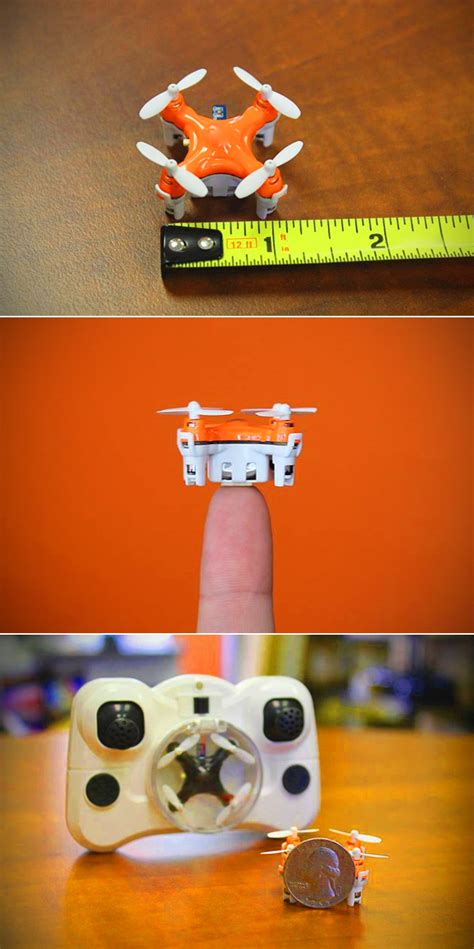 worlds smallest quadcopter drone fits   fingertip     remote control techeblog