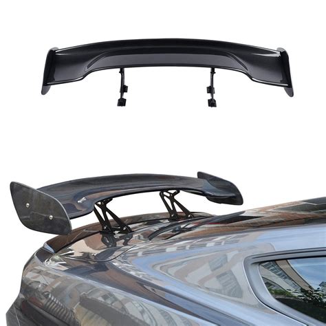 type   real carbon fiber adjustable rear trunk gt spoiler wing