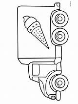 Ice Cream Truck Colouring Pages Coloring Coloringpage Ca Creams Colour Check Category sketch template