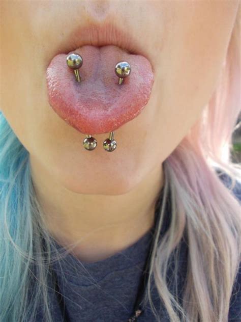 jewels cool piercing new piercing piercing tongue cute venom