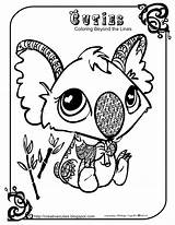 Coloring Pages Cuties Koala Printable Baby Cute Heather Pet Shop Realistic Bear Littlest Color Getcolorings Getdrawings Creative Colorings Print Recommended sketch template