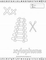 Coloring Pages Abc Xylophone Fun sketch template
