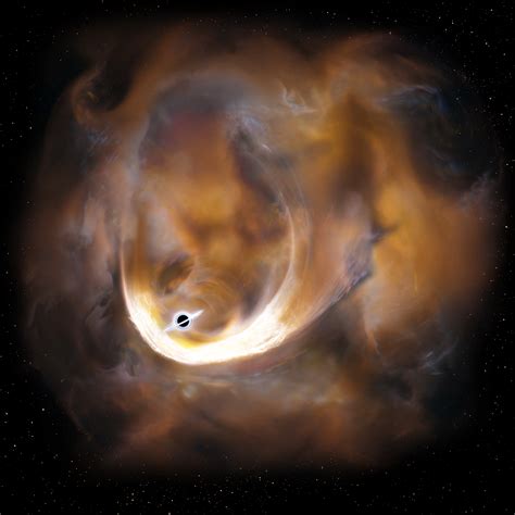 signs of second largest black hole in the milky way possible missing