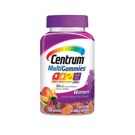 centrum multigummies womens multivitamin gummies multivitaminmultimineral supplement