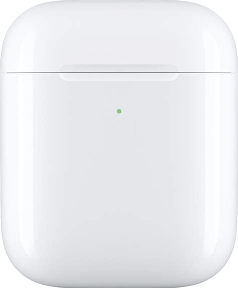 apple airpods wireless charging case white mruama  buy