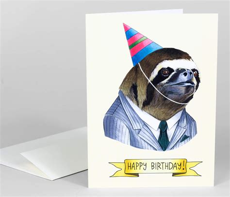berkley illustration happy birthday sloth  buyolympiacom
