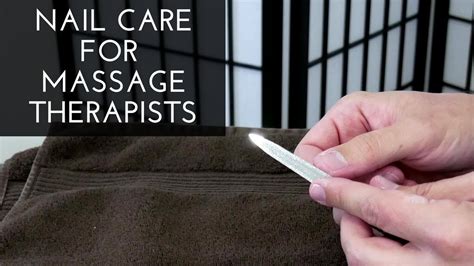 nail care  massage therapists youtube
