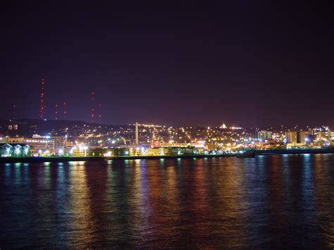 Duluth Mn Duluths Night View From Lighthouse Photo Picture Image