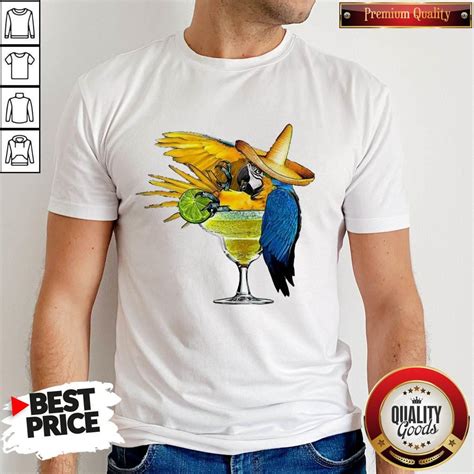 good official parrot drink cocktail shirt rules tee
