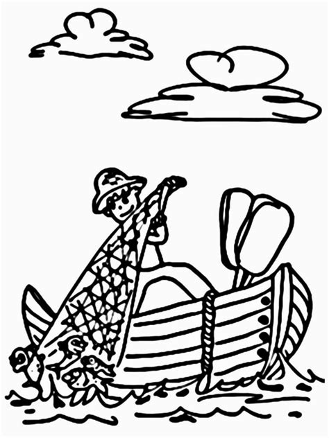fisherman jobs  printable coloring pages