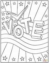 Election Vote sketch template