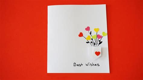 wishes card diy greeting card youtube
