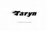 Taryn Tattoo Name Designs sketch template