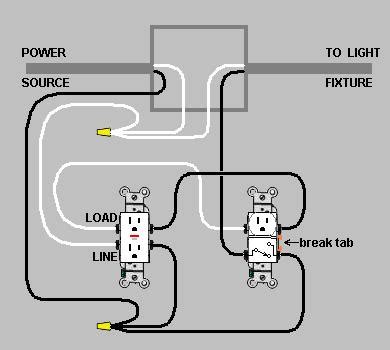 combo switch wiring diagram leviton decora  amp tamper resistant combo switch  outlet