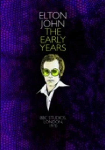 Elton John The Early Years 1dvd Mondadori Store