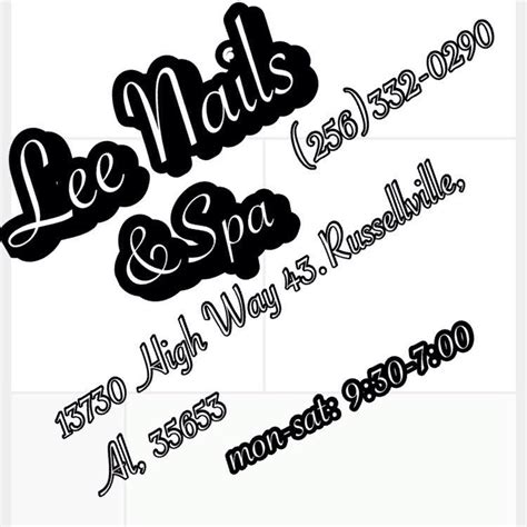 lee nails spa home