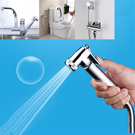 abs handheld shattaf toilet bidet sprayer cloth diaper    ft shower hose