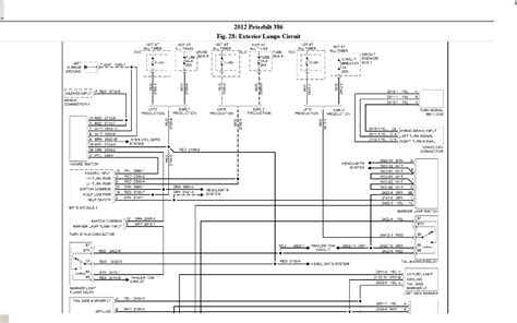 peterbilt  headlight wiring diagram