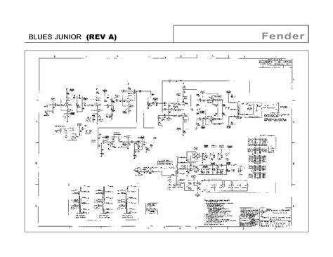 fender blues junior rev  sch service manual  schematics