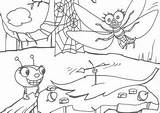 Coloring4free Spider Coloring Miss Pages Printable sketch template