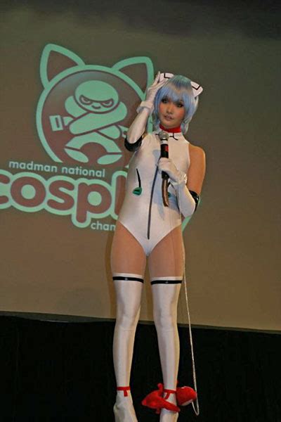 alodia cosplays rei from evangelion the mike abundo effect
