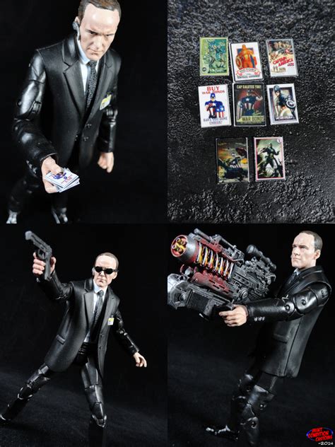 custom agent phil coulson  style marvel legends action figure